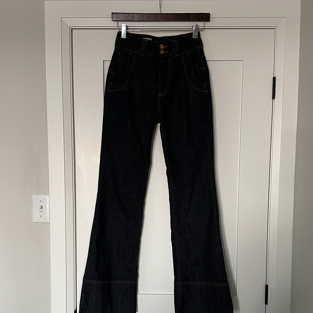 Pilcro Dark Flare Women's Jeans